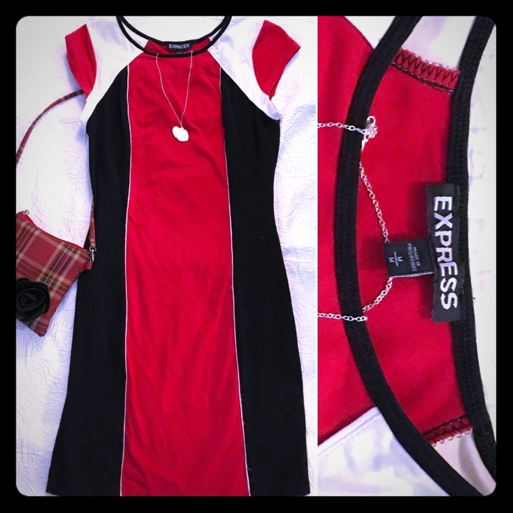 EXPRESS Geometric Dress (M)